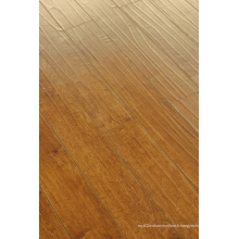 Plancher stratifié par grattoir à la main commercial de E3 HDF AC3 de 12.3mm E1